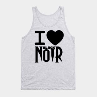 I Heart Black Noir Tank Top